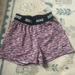 NIKE girls pink shorts